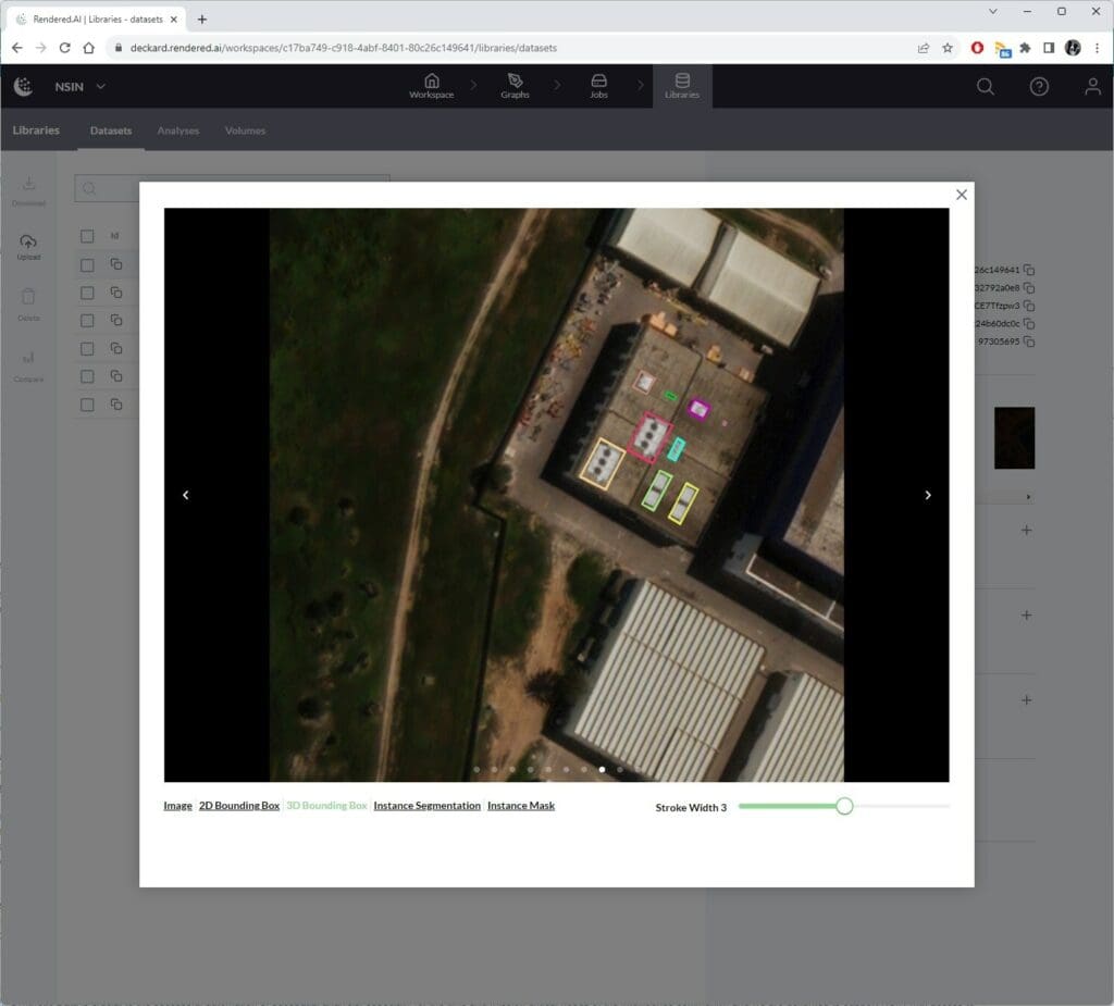 RGB Satellite imagery in Rendered.ai