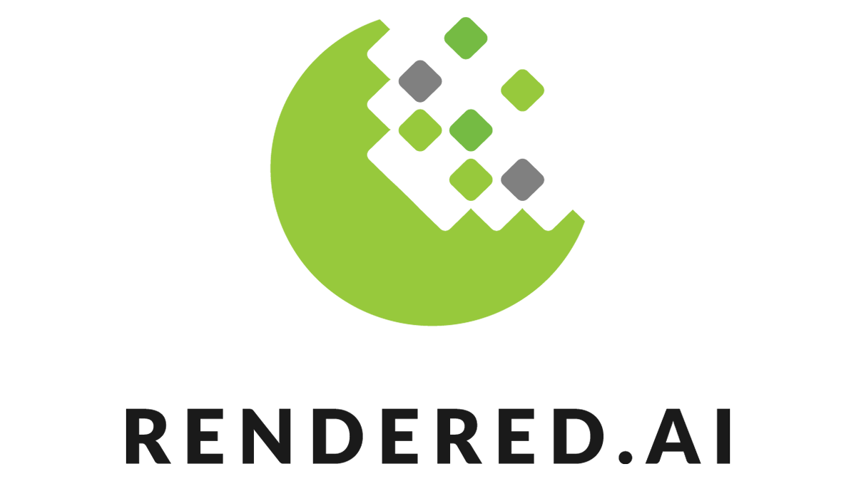 Logo for Rendered.ai Replicator TAO