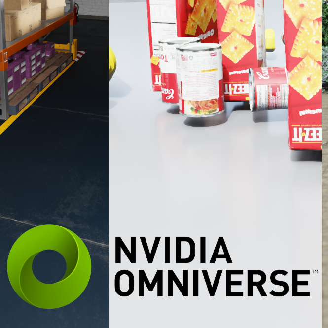 NVIDIA Omniverse tutorial scenes in Rendered.ai