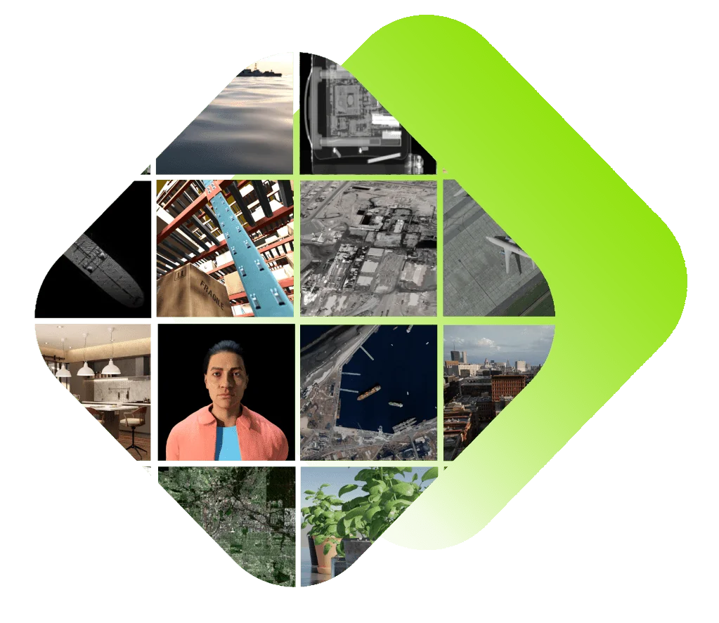 Pricing page - Rendered.ai images from different synthetic data channels