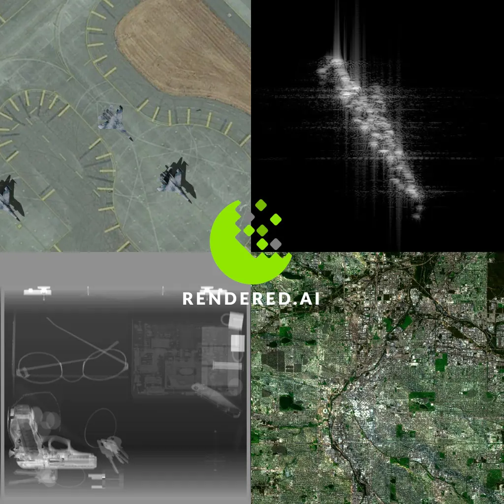 Synthetic computer vision images generated with Rendered.ai