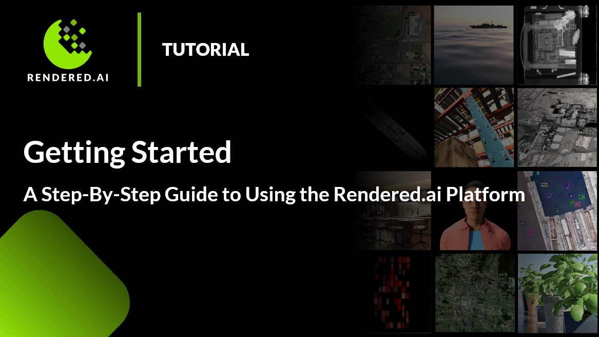 Getting started generating viable synthetic imagery with the Rendered.ai platform as a service.