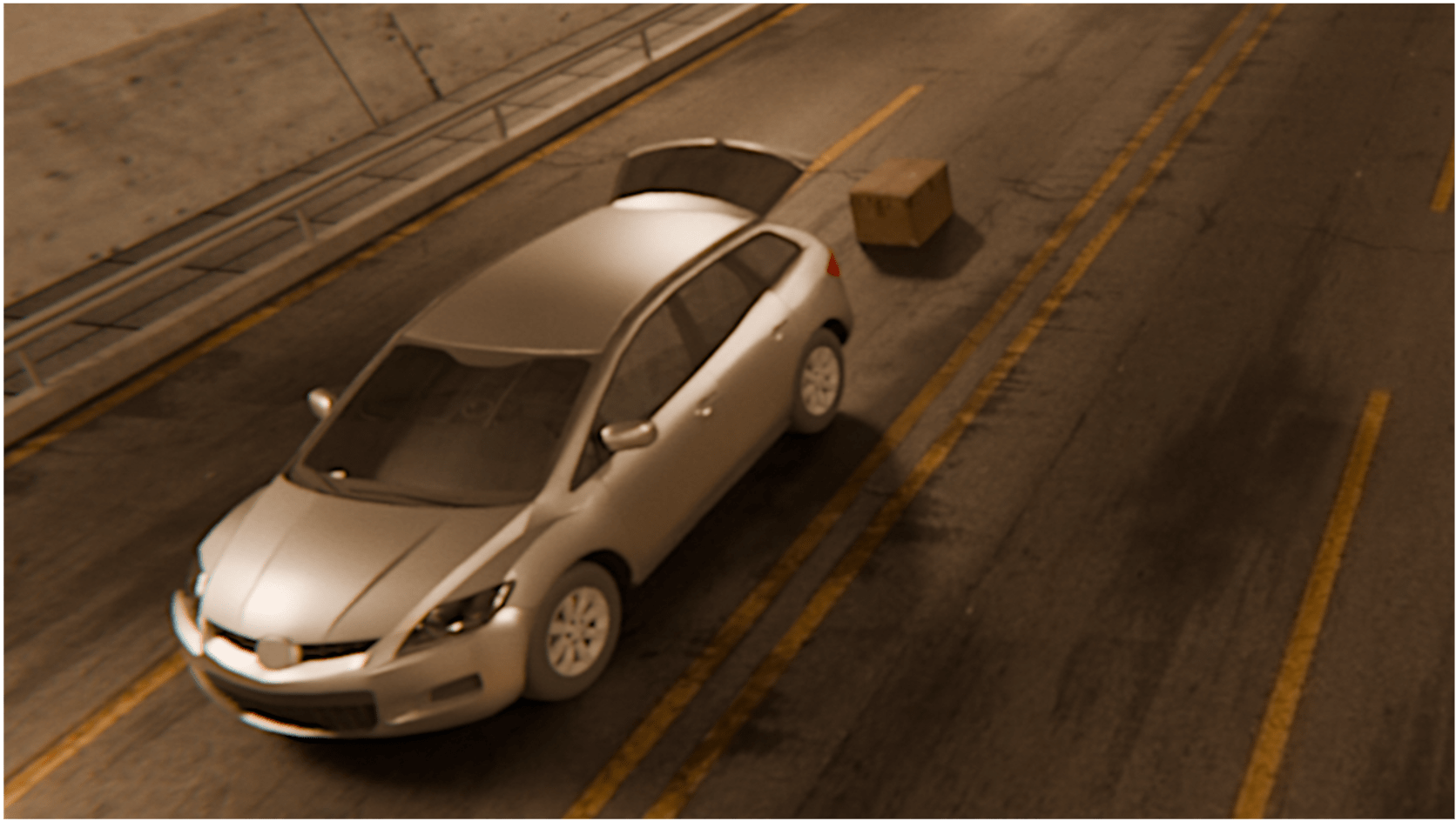 Synthetic image data generation for automatic incident response on roadways.